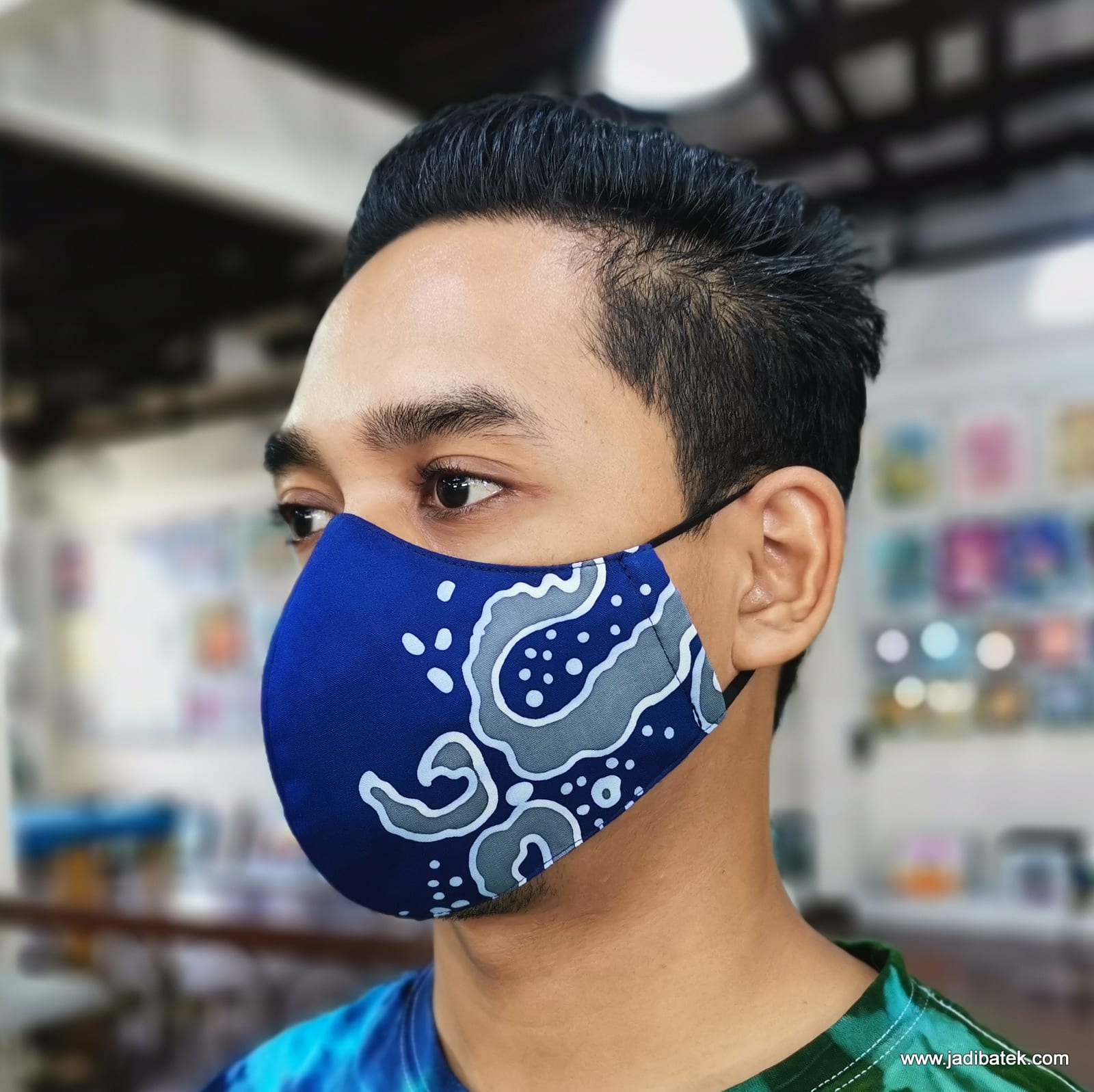 Draw you own batik face mask
