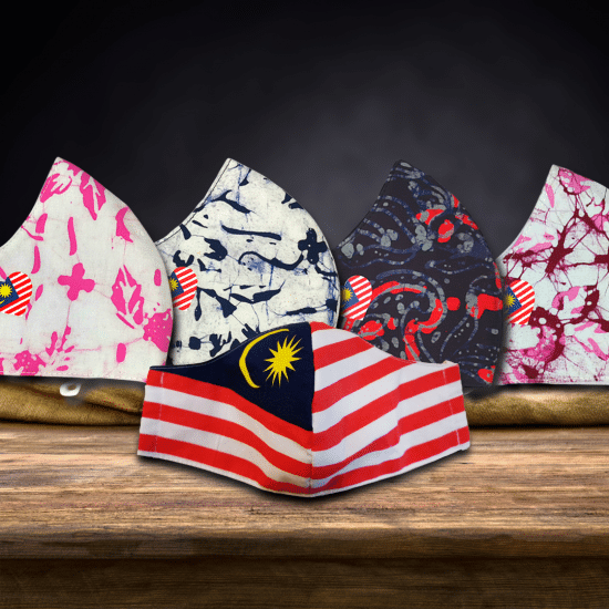Merdeka Face mask with Batik | Jadi Batek